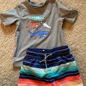 Toddler boy swim set